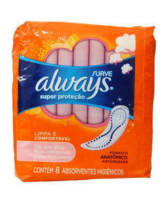 imagem de Absorvente always super protecao suave sem abas 8 unidades - PROCTER E GAMBLE