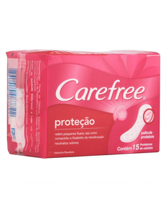 imagem de Absorvente carefree protecao com perfume 15 unidades - JOHNSON E JOHNSON