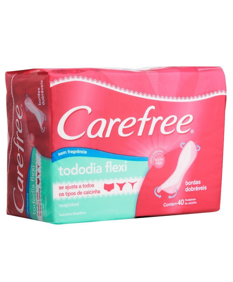 imagem do produto Absorvente carefree todo dia flex 40 unidades - JOHNSON E JOHNSON
