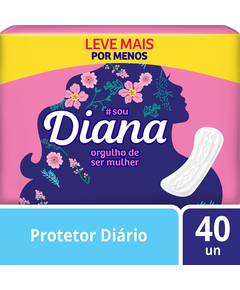 imagem de Absorvente diana protetor dirio 40 unidades - SOFTYS
