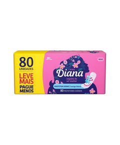 imagem de Absorvente diana protetor dirio 80 unidades - SOFTYS