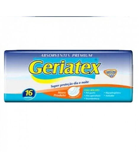 imagem do produto Absorvente geriatex premium 16 unidades - GERIATEX