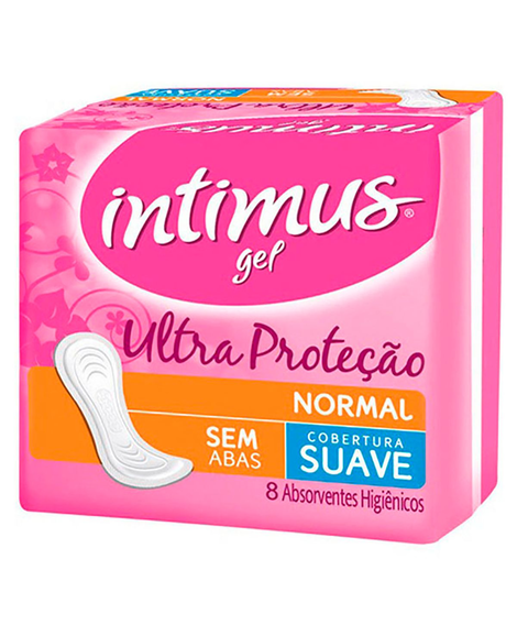 imagem do produto Absorvente intimus gel suave com abas 8 unidades - KIMBERLY-CLARK