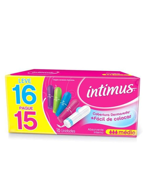 imagem do produto Absorvente intimus interno medio 16 unidades - KIMBERLY-CLARK