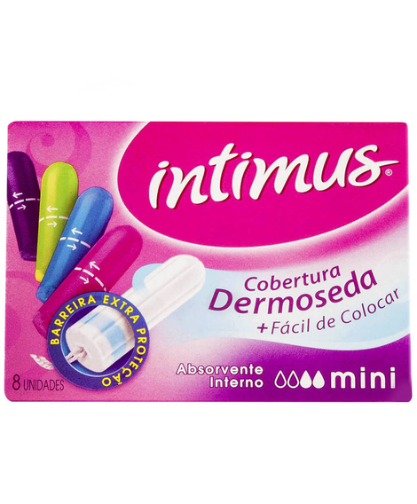 imagem do produto Absorvente intimus interno mini 8 unidades - KIMBERLY-CLARK