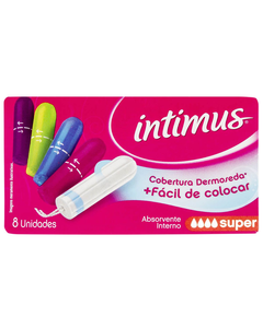 imagem de Absorvente intimus interno super 8 unidades - KIMBERLY-CLARK