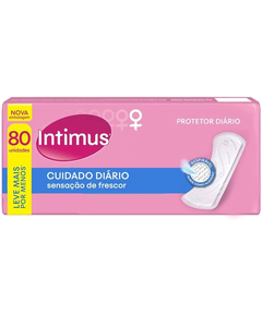 imagem de Absorvente intimus protetor diário cuidado 80 unidades - KIMBERLY-CLARK