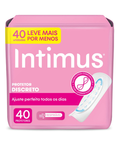 imagem de Absorvente intimus protetor diário flexível leve 40 pague 30 - KIMBERLY-CLARK