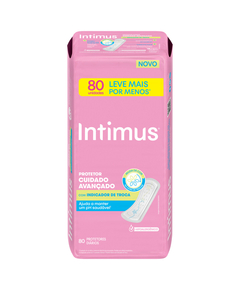imagem de Absorvente intimus protetor diário indicador de troca 80 un - KIMBERLY-CLARK