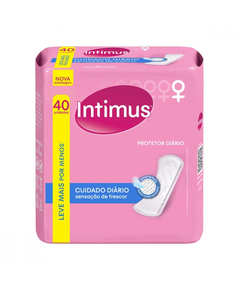 imagem de Absorvente intimus protetor diário sem abas leve 40 pague 30 - KIMBERLY-CLARK