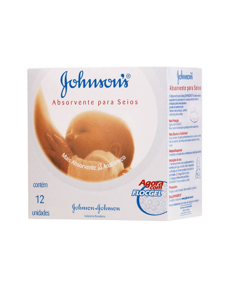 imagem do produto Absorvente Para Seios Johnsons 12 Unidades - JOHNSON & JOHNSON