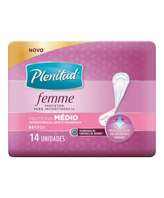 imagem de Absorvente plenitud femme medio 14 unidades - KIMBERLY-CLARK