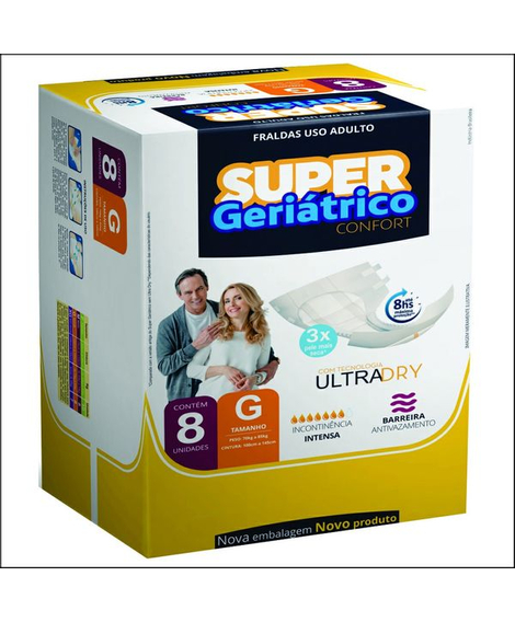 imagem do produto Absorvente super geriatrico 20 unidades - EUROFRAL