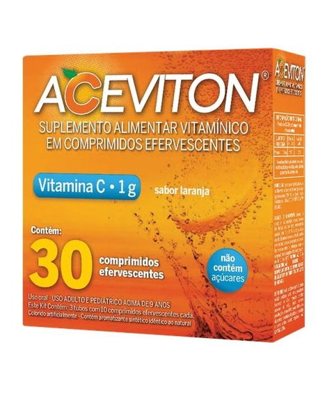 imagem do produto Aceviton 1g 30 comprimidos efervescentes - CIMED