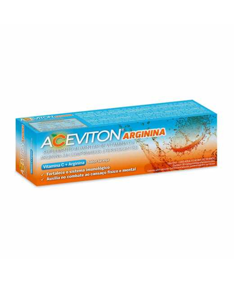 imagem do produto Aceviton arginina efervescentes laranja  16 comprimidos - CIMED