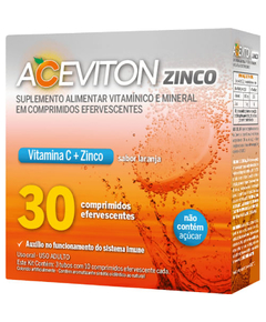 imagem de Aceviton zinco 30 comprimidos efervescentes - CIMED