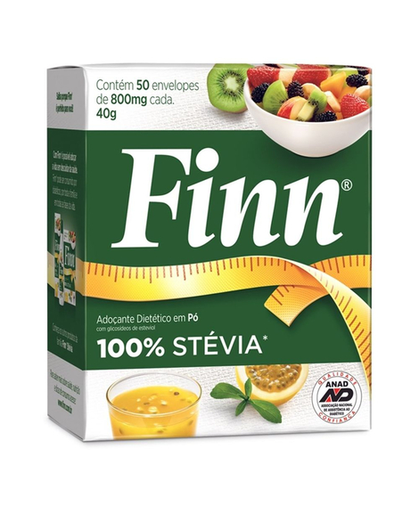 imagem do produto Adocante finn stevia 50 envelopes - HYPERA PHARMA