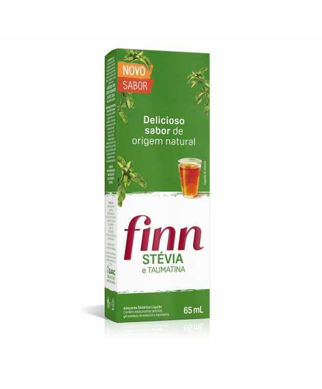 imagem do produto Adocante finn stevia 65ml - MANTECORP FARMASA