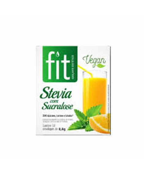 imagem do produto Adoante Fit Stevia Sucralose Vegan Sache 50 Envelopes - STEVIAFARM