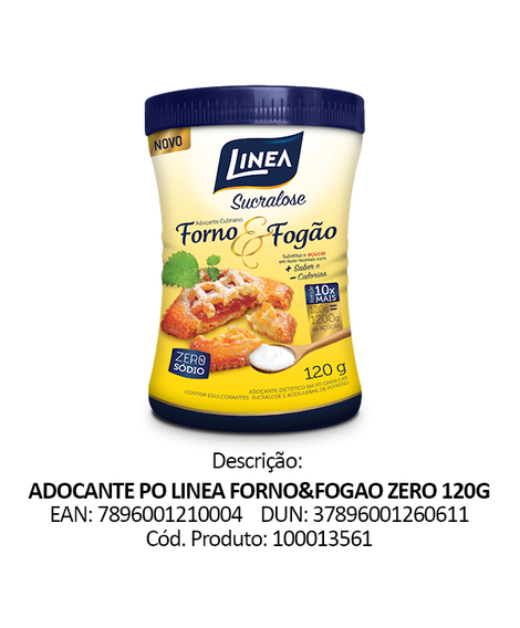 imagem do produto Adocante linea culinario forno e fogao 120g - LINEA