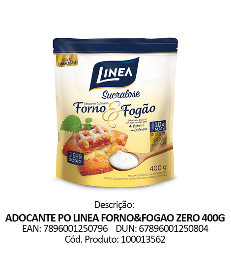 imagem do produto Adocante linea culinario forno e fogao 400g - LINEA