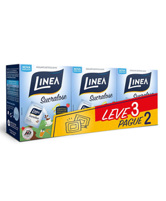imagem de Adoçante linea sucralose 50 envelopes kit leve 3 pague 2 - LINEA