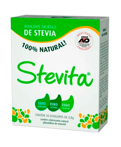 imagem de Adocante stevita zero 50 sachês - STEVITA