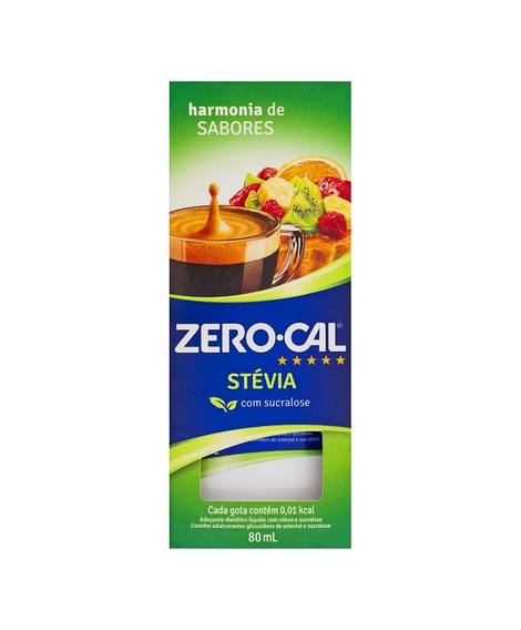 imagem do produto Adocante zero cal stevia 80ml - HYPERA PHARMA