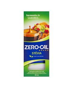 imagem de Adocante zero cal stevia 80ml - MANTECORP FARMASA