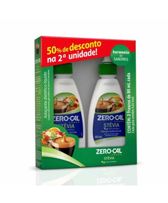 imagem de Adocante zero cal stevia kit 2 unidades 80ml - MANTECORP FARMASA