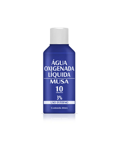 imagem de Agua oxigenada 10 volumes 80ml musa - MUSA