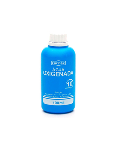 imagem de Agua oxigenada 10 volumes farmax 100ml  - FARMAX