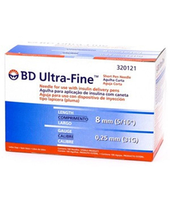 imagem de Agulha para caneta bd 8mm 1 unidade - BECTON DICKINSON