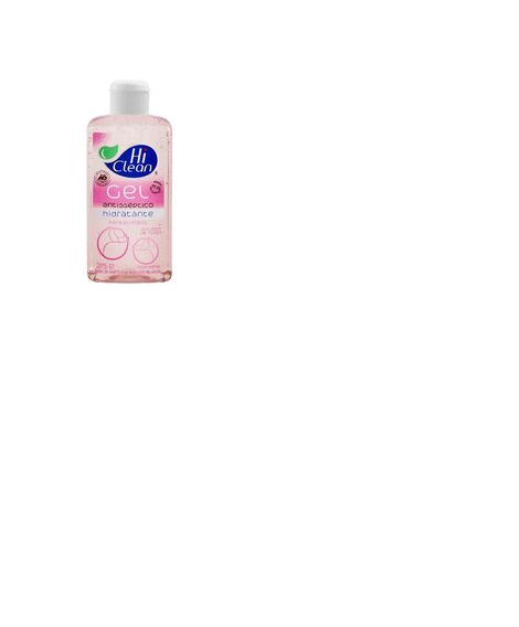 imagem do produto Alcool Gel 70% Hi Clean 250ml Extrato de Rosas - HICLEAN