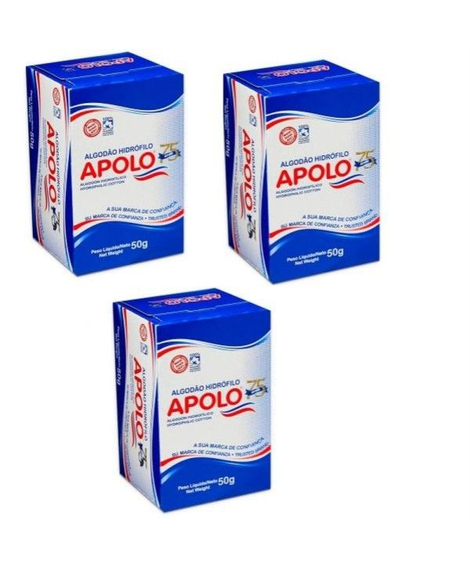 imagem do produto Algodao apolo 50g - APOLO