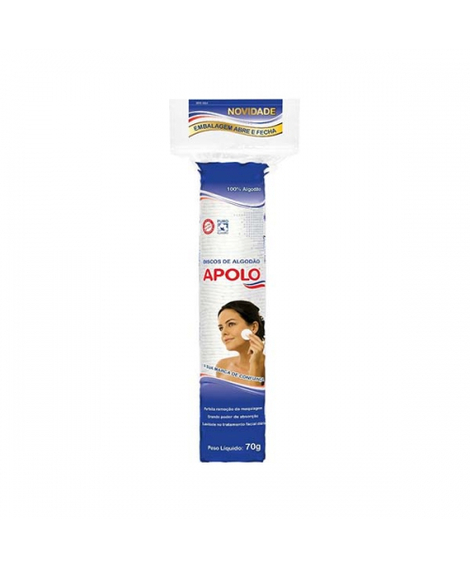 imagem do produto Algodao apolo disco zip lock 70g - APOLO