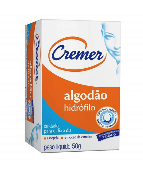 imagem do produto Algodao cremer 50g - CREMER