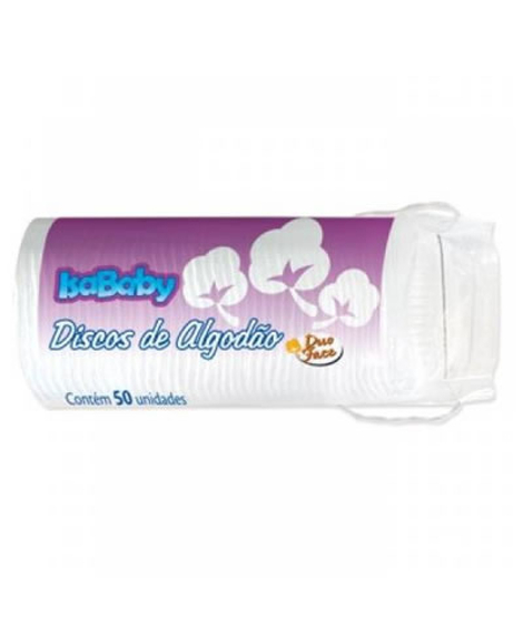 imagem do produto Algodao isababy disco 50 unidades - ISABABY