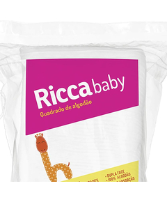 imagem de Algodao ricca quadrado baby 50 unidades - RICCA