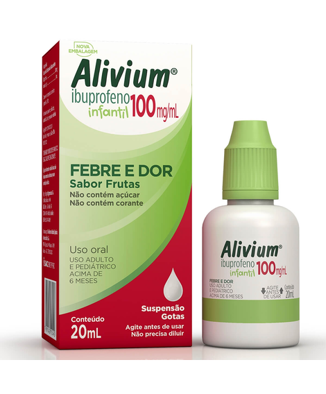 imagem do produto Alivium 100mg 20ml - MANTECORP FARMASA