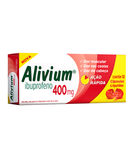 imagem do produto Alivium 400mg 10 capsulas - HYPERA PHARMA