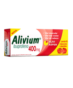 imagem de Alivium 400mg 10 cápsulas - HYPERA PHARMA