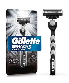 imagem de Aparelho de barbear gillette mach3 carbono 1 unidade - PROCTER E GAMBLE