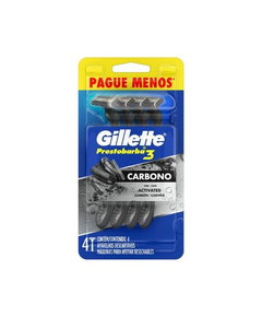 imagem de Aparelho de barbear gillette prestobarba 3 carbono 4 und - PROCTER E GAMBLE