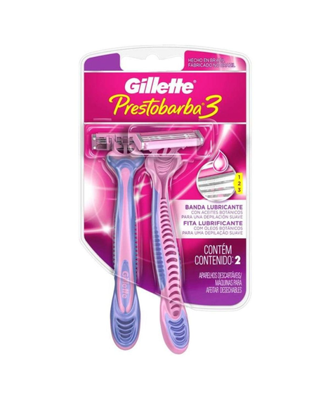 imagem do produto Aparelho de barbear gillette prestobarba 3 feminino 2 un  - PROCTER E GAMBLE