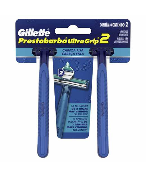 imagem do produto Aparelho de barbear gillette prestobarba cabea fixa 2un - PROCTER E GAMBLE