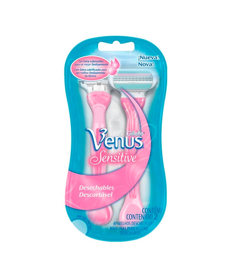 imagem do produto Aparelho de barbear gillette venus sensitive 2 unidade - PROCTER E GAMBLE