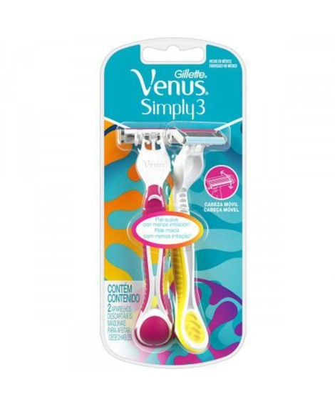 imagem do produto Aparelho de barbear gillette venus simply 2 unidade - PROCTER E GAMBLE