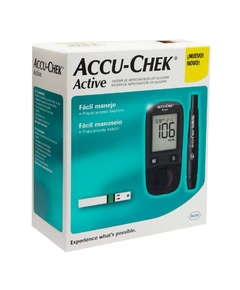 imagem de Aparelho medidor de glicose accu chek active  kit unidade - ROCHE