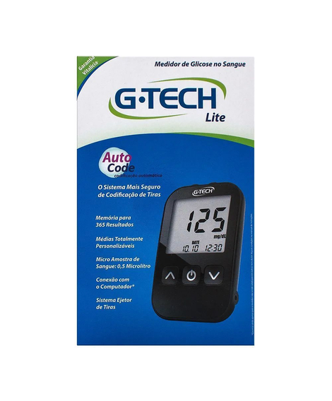 imagem do produto Aparelho medidor de glicose g-tech lite - G-TECH